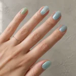 17 Sea Glass Nails With Translucent Ocean Color and Soft Layers