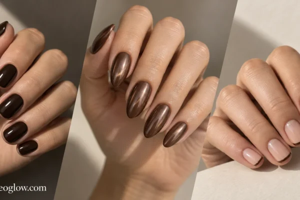 21 Brown Nails From Chocolate and Espresso to Chrome and French Tips