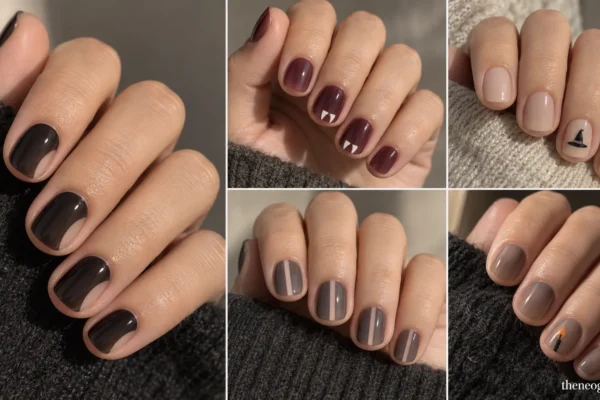 18 Simple Halloween Nails for Short Nails With Tiny Details